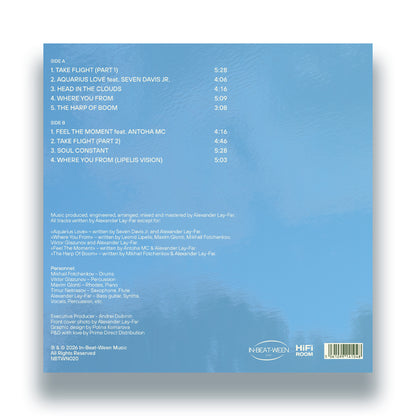 Lay-Far Dance Orchestra - Skybreak [12 Inch Vinyl LP Album, In-Beat-Ween Music, Back Cover]