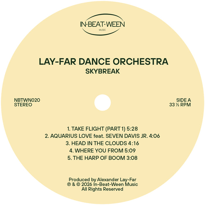 Lay-Far Dance Orchestra - Skybreak [12 Inch Vinyl LP Album, In-Beat-Ween Music, Side A]