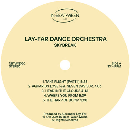 Lay-Far Dance Orchestra - Skybreak [12 Inch Vinyl LP Album, In-Beat-Ween Music, Side A]