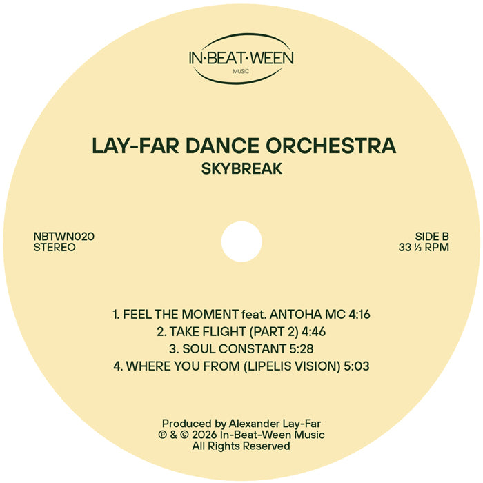 Lay-Far Dance Orchestra - Skybreak [12 Inch Vinyl LP Album, In-Beat-Ween Music, Side B]