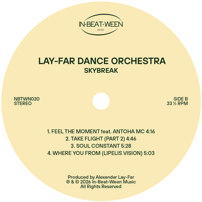 Lay-Far Dance Orchestra - Skybreak [12 Inch Vinyl LP Album, In-Beat-Ween Music, Side B]