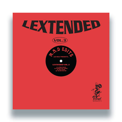 Lex Wolf - Lextended Vol.3 [12 Inch Vinyl, M.A.D Edits, Make A Dance, Front Cover]