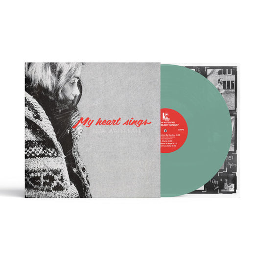 Linda Waterfall - My Heart Sings [12 Inch Green Vinyl LP, Deja Vu Kid Records, Front Cover]