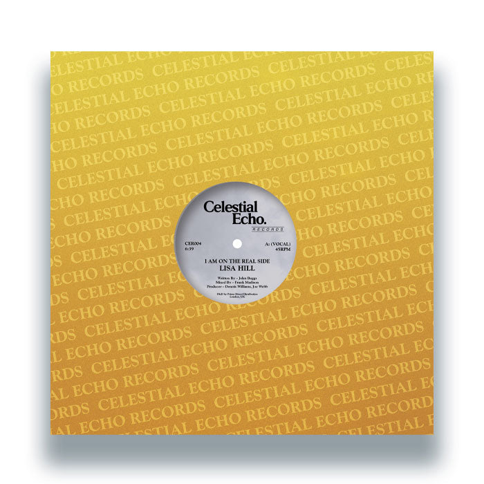 Lisa Hill - I Am On The Real Side [12 Inch Vinyl, Celestial Echo, Front Cover]