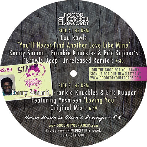 Lou Rawls / Eric Kupper / Kenny Summit - You’ll Never Find / Loving You - 12" Vinyl, A Side