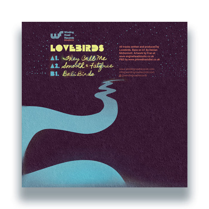 Lovebirds - They Call Me EP [12 Inch Vinyl, Winding Road Records, Back Cover]