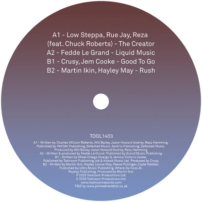Low Steppa, Rue Jay, Reza, Chuck Roberts, Fedde LeGrand, Crusy, Jem Cooke, Martin Ikin, Hayley May – Toolroom Sampler Vol. 23 [12 Inch Vinyl, Toolroom Records, Side B]