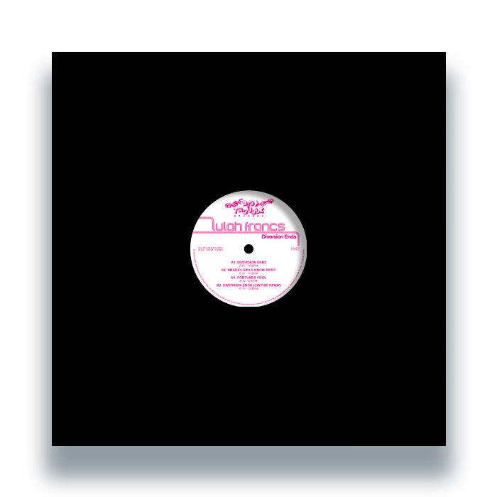 Lulah Francs - Diversion Ends (+ Cinthie Remix) [12 Inch Vinyl, Big Trouble Records, Front Cover]