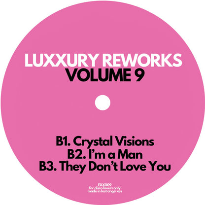 Luxxury - Luxury Reworks Volume 9 [12 Inch Vinyl, Exxpensive Sounding Music, Side B]