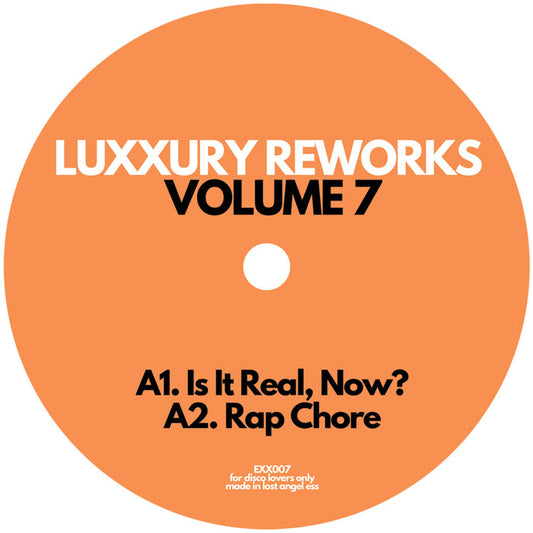 Luxxury Reworks - Vol 7 - 12" Vinyl, A Side