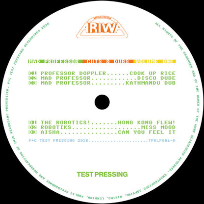 Mad Professor - Cuts & Dubs – Volume One [2x12 Inch Vinyl, Double LP, Test Pressing Recordings, Side C]