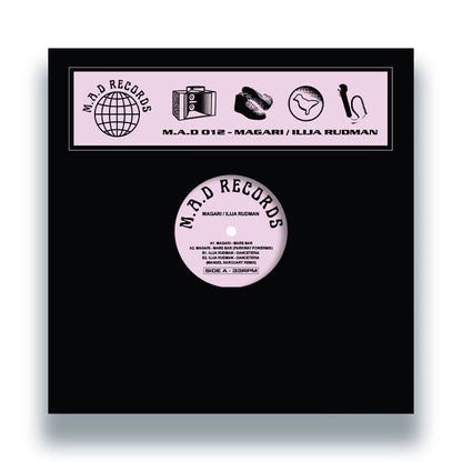 Magari / Ilija Rudman – M.A.D RECORDS 012 - 12" Vinyl, M.A.D Records, Front Cover