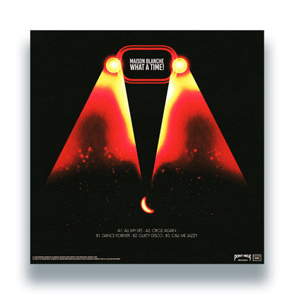 Maison Blanche - What A Time! [12 Inch Vinyl, Pont Neuf Records, Picture Sleeve, Back Cover]