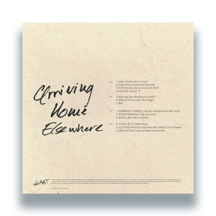 Makèz - Arriving Home Elsewhere [Double LP, 2x12 Inch Vinyl, No Art, Back Cover]