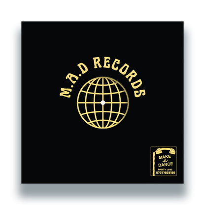 Make A Dance - Young Man EP [12" Vinyl, M.A.D Records, Back Cover]