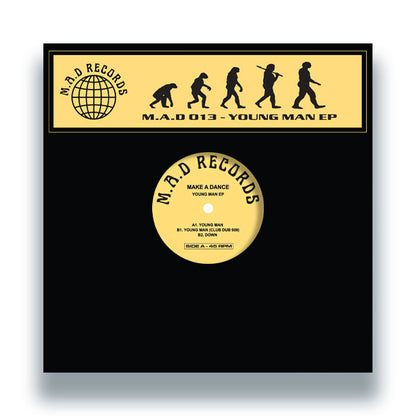 Make A Dance - Young Man EP [12" Vinyl, M.A.D Records, Front Cover]