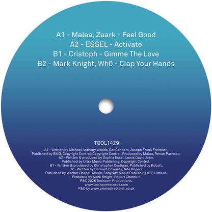 Malaa, Zaark / ESSEL / Cristoph / Mark Knight, Wh0 (Various Artists) - Toolroom Sampler Vol. 25 [12 Inch Vinyl, Toolroom Records, Side B]