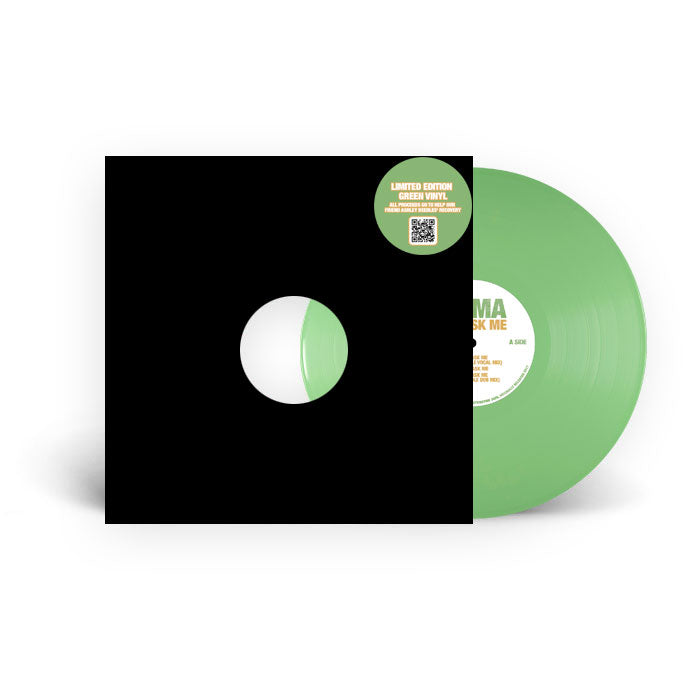 Mama - Unmask Me - Ashley Beedle Mixes [12 Inch Green Vinyl, Batty Bass Records, Front Cover]