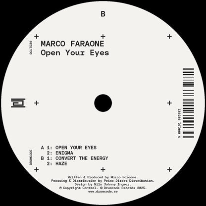 Marco Faraone - Open Your Eyes [12" Vinyl, Drumcode, Side B]