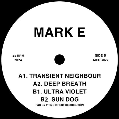 Mark E - Take A Deep Breath EP, Vinyl B Side