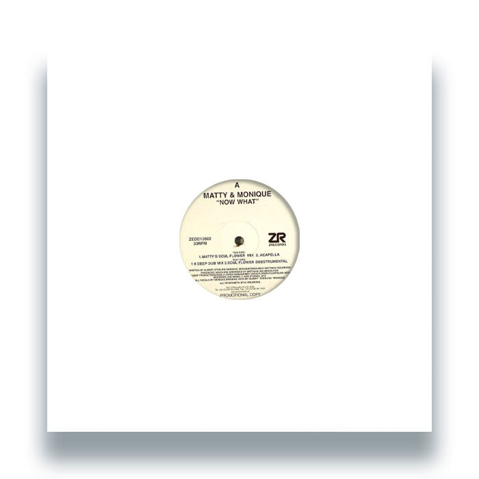 Matty & Monique - Now What? [12 Inch Vinyl, Z Records, Front Cover]