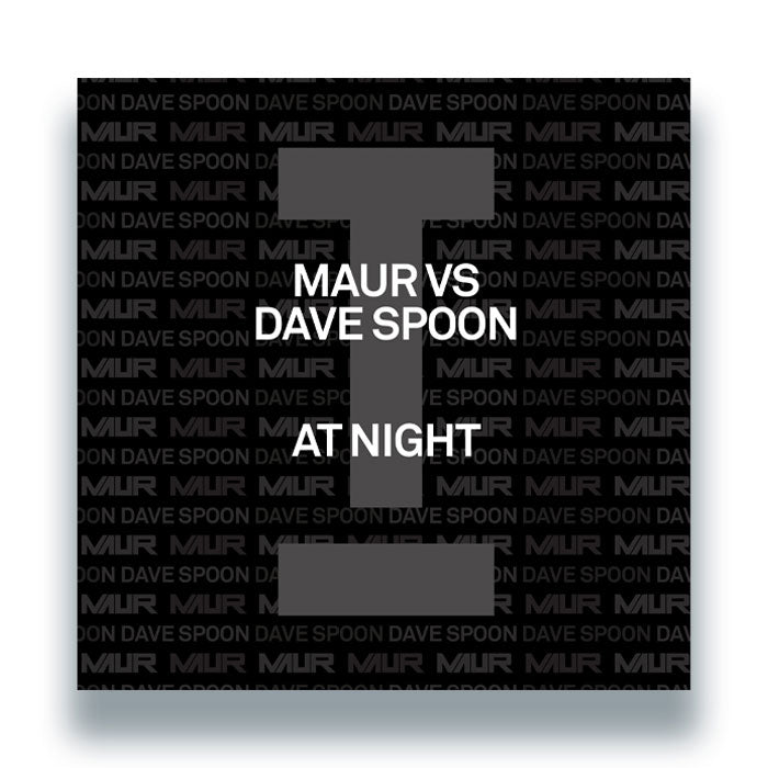 Maur vs Dave Spoon - At Night - 12" Vinyl, Front Cover