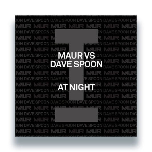 Maur vs Dave Spoon - At Night - 12" Vinyl, Front Cover