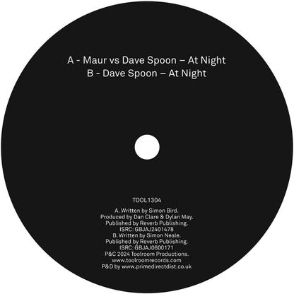 Maur vs Dave Spoon - At Night - 12" Vinyl, Side A