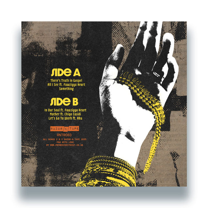 Megatronic - There’s Truth In Gospel EP [12 Inch Vinyl, Razor-N-Tape Reserve, Back Cover]