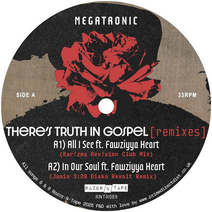 Megatronic - There’s Truth In Gospel (Remixes) [12 Inch Vinyl, Razor-N-Tape Reserve, Side A]