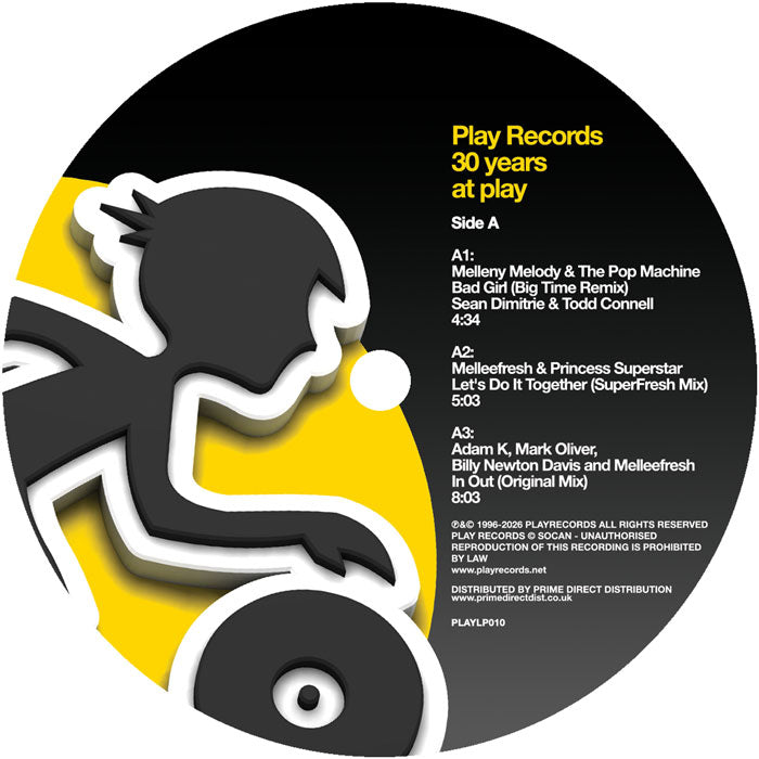 Melleefresh & Deadmau5 - 30 Years At Play - RSD 2026 [2x12 Inch Vinyl, Double LP, Play Records, Record Store Day 2026, Side A]