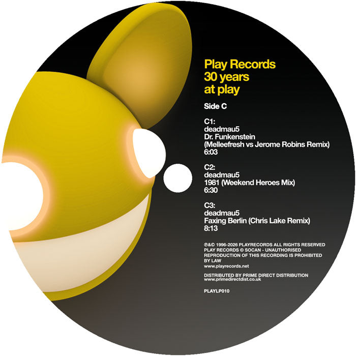Melleefresh & Deadmau5 - 30 Years At Play - RSD 2026 [2x12 Inch Vinyl, Double LP, Play Records, Record Store Day 2026, Side C]