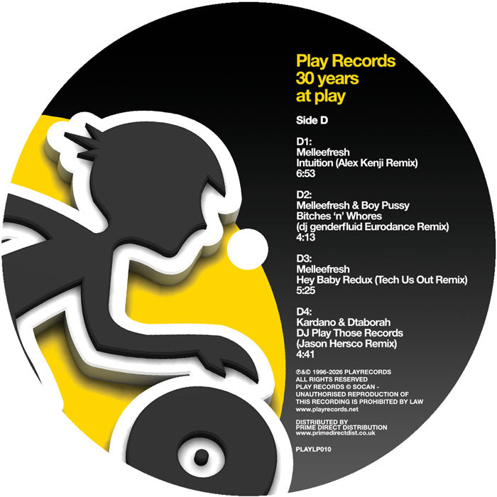 Melleefresh & Deadmau5 - 30 Years At Play - RSD 2026 [2x12 Inch Vinyl, Double LP, Play Records, Record Store Day 2026, Side D]