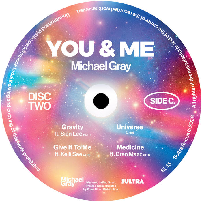 Michael Gray - You & Me [2x12 Inch Vinyl Album, Double LP, Sultra Records, Side C]