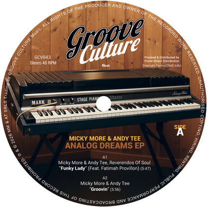 Micky More & Andy Tee - Analog Dreams EP [12 Inch Vinyl, Groove Culture, Side A]