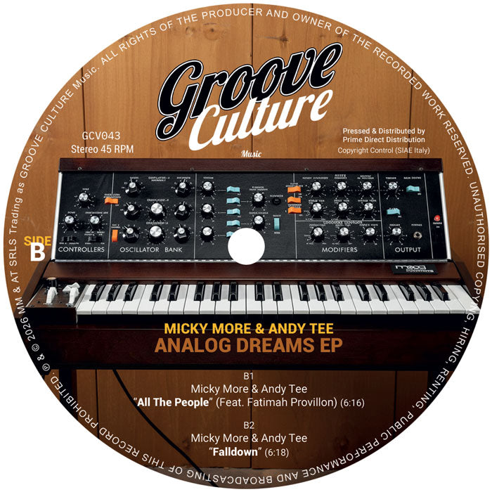 Micky More & Andy Tee - Analog Dreams EP [12 Inch Vinyl, Groove Culture, Side B]