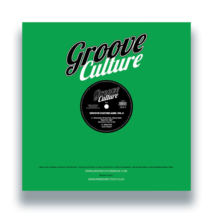 Micky More & Andy Tee / Serge Funk / Reverendos Of Soul - Groove Culture Jams Vol.5 [12 Inch Vinyl, Front Cover]