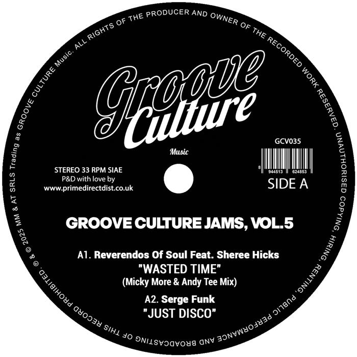Micky More & Andy Tee / Serge Funk / Reverendos Of Soul - Groove Culture Jams Vol.5 [12 Inch Vinyl, Side A]