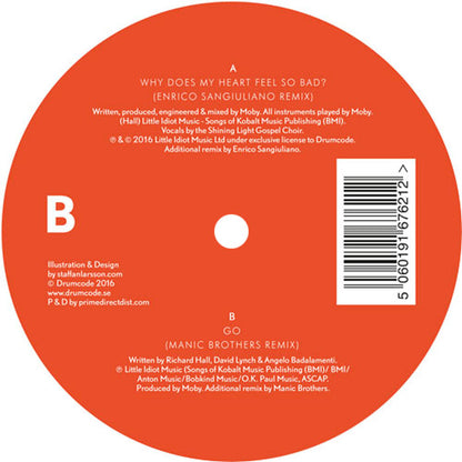 Moby - The Remixes Part 2 - 12" Vinyl, B Side