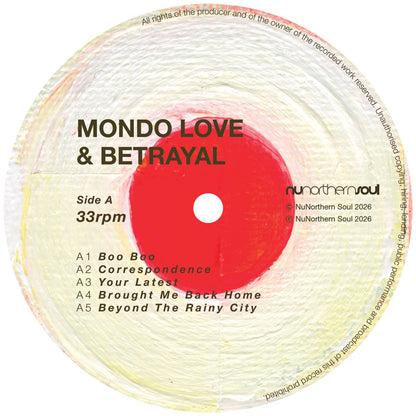 Mondo Love & Betrayal - Mondo Love & Betrayal [12 Inch Vinyl LP, NuNorthern Soul Records, Side A]