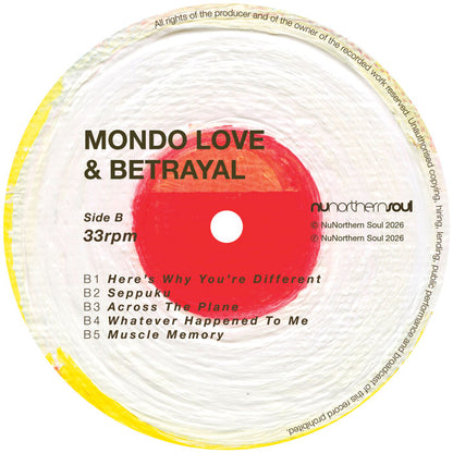 Mondo Love & Betrayal - Mondo Love & Betrayal [12 Inch Vinyl LP, NuNorthern Soul Records, Side B]