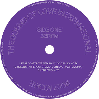 Moxie presents…The Sound of Love International #007 [12" Double Vinyl LP, Love International x Test Pressing, Side One]