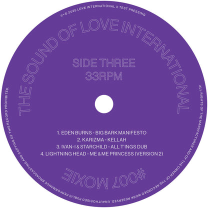 Moxie presents…The Sound of Love International #007 [12" Double Vinyl LP, Love International x Test Pressing, Side Three]