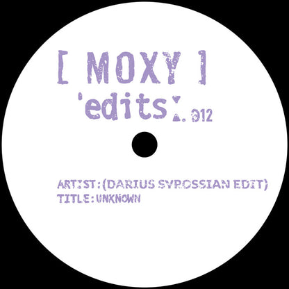 Moxy Edits 11 & 12 - 12" Vinyl, Side B