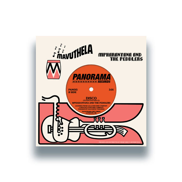 Mpharanyana And The Cannibals / Mpharanyana And The Peddlers - Get Down / Disco [7 Inch Vinyl, PANORAMA Records, Back Cover]