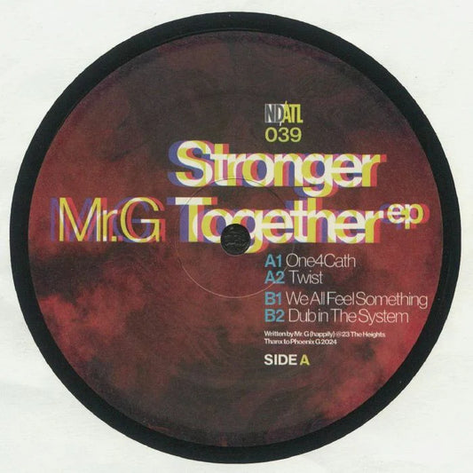 Mr G - Stronger Together EP - 12" Vinyl