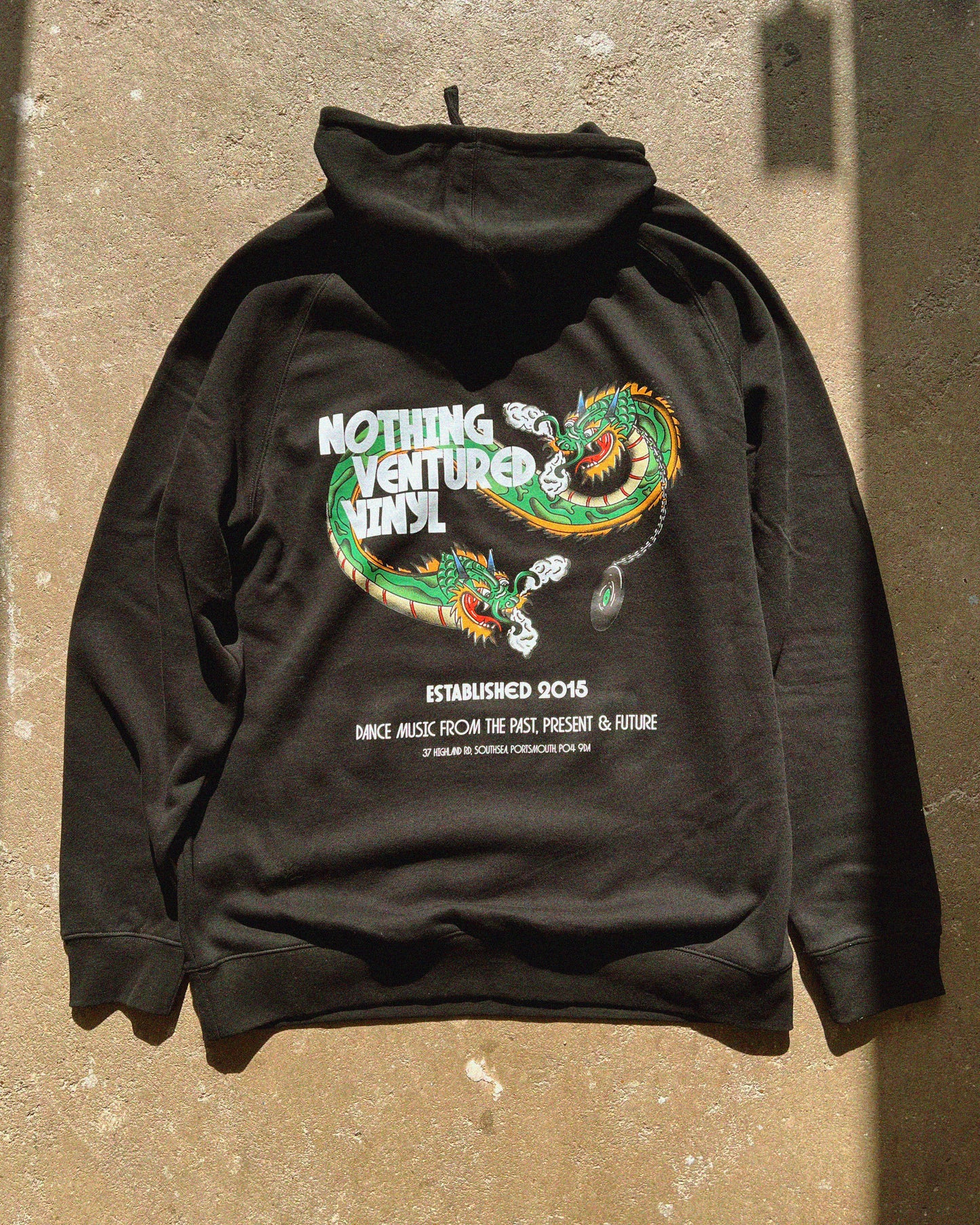 NVV Black 'Dragon' Hoodie - Back Print