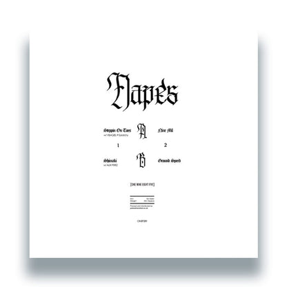 Napes - Steppin On Toes EP [12 Inch White Vinyl, 1985 Music, Back Cover]