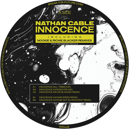 Nathan Cable – Innocence - Remixes - 12" Yellow Vinyl, Side A