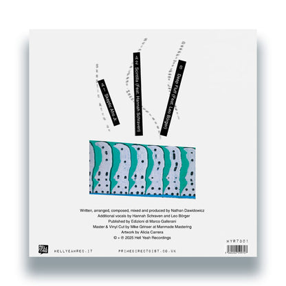 Nathan Dawidowicz - Fluff [12 Inch Vinyl LP, Hell Yeah Recordings, Back Cover]